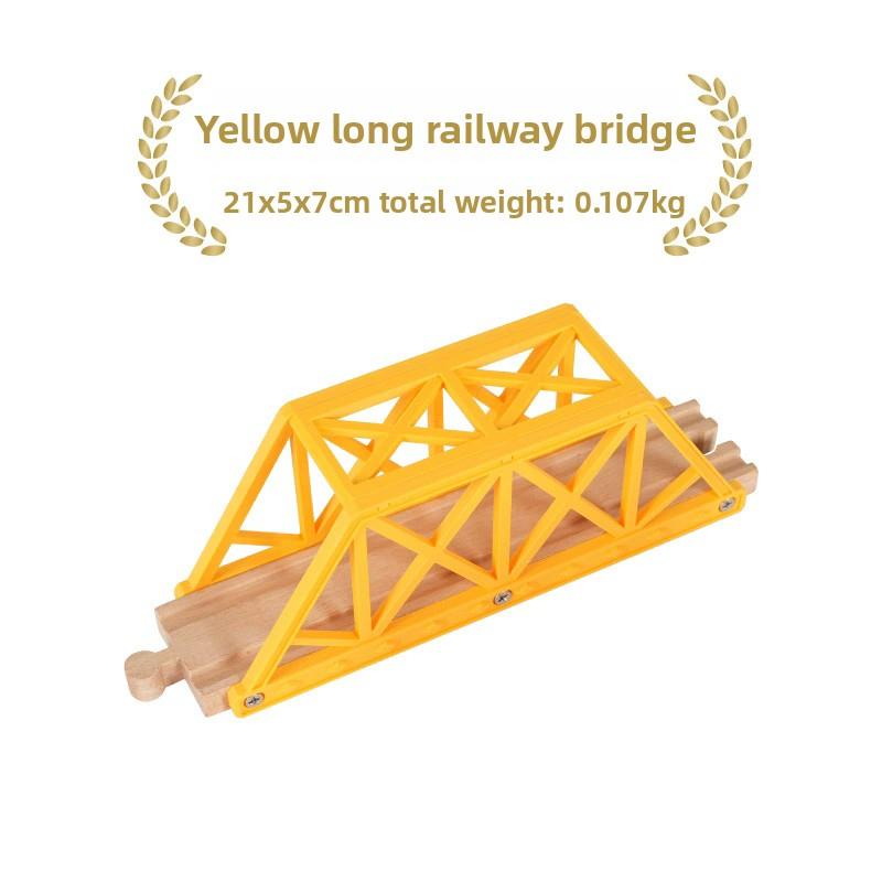 All Kinds Wooden Bridge Wooden Train Track Accessories Suspension Bridge fit for Brand Wooden Railway Tracks Toys for Children