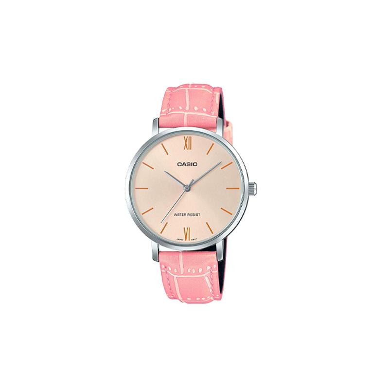 

Casio STANDARD series, fashionable, business, simple, casual and versatile, classic hands, Roman scale, large golden dial, waterproof, LTP-VT01L-4BUDF золотой
