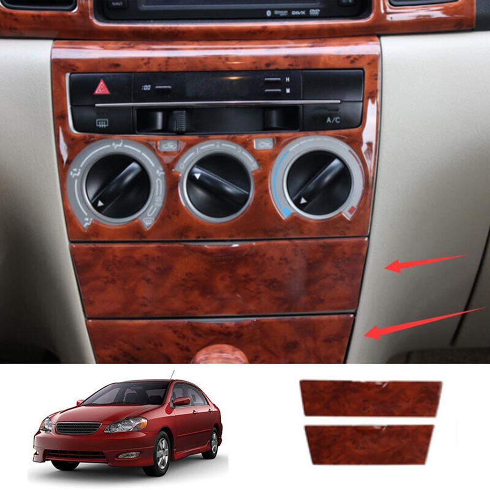 Pentru Corolla 2003-2008 Panou Cutie Depozitare Consola Centrală Aspect Lemn de Piersic