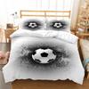 3D Bedding Set Comforter Duvet Cover Charming Football Printing Bed Quilt Cover Pillowcase Microfiber Home Textiles