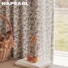 1 יחידה NAPEARL וילונות עבים לריפוי כפרי, וילונות האפלה עם הדפס פירות רטרו לחדר שינה, סלון, חלון לקישוט הבית