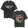 Ed Sheeran European Tour 2025 Vintage Washed T Shirts Mens Women Clothing Cotton Casual Short Sleeve Tshirt Fashion Tee Shirts
