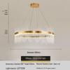 Oval LED Crystal Chandelier