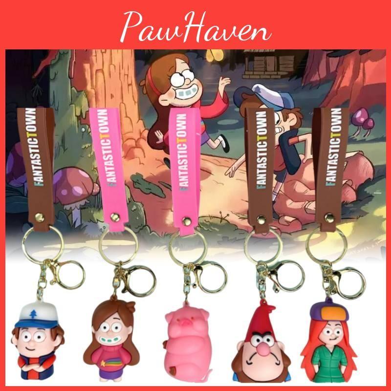 Falls Mabel Gravity Pines Backpack Keychain Cartoon Car Pendant Gift Ornaments