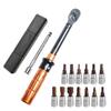 Pre-set Adjustable Torque Wrench (kgf) High-Precision Torque Bicycle Repair Tool 15-Piece Set