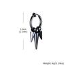 Classic Stainless Steel Rivet Clip Earring for Men Women,Anti Allergy Non-pierced Huggies Earrings,Rock Punk Jewelry Gift