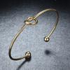 European and American love knot bracelet women DIY opening K gold and white gold hand jewelry kink
