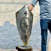 71,12 cm scut medieval cavaler templier Scut de încălzire Scut de oțel calibrul 18