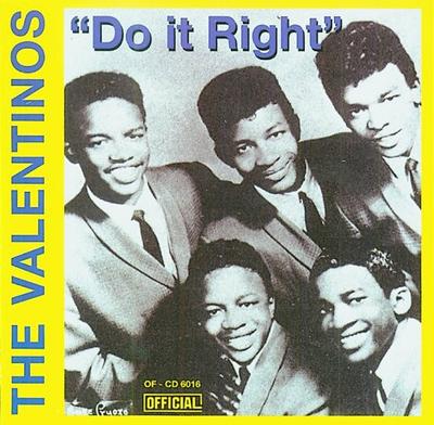 CD VALENTINOS - Do It Right OFCD6016 Officiel Danemark Soul/Funk Occasion