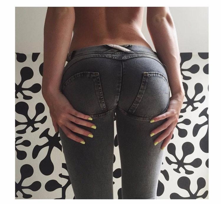 Honey Comfort Mid-Waist Stretch Butt-Lifting Yoga Jeans
