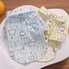 Cartoon Animal Pattern Puppy Cotton Shirt Breathable Dog Short Shirt Cute Pet Sleepwear  Summer