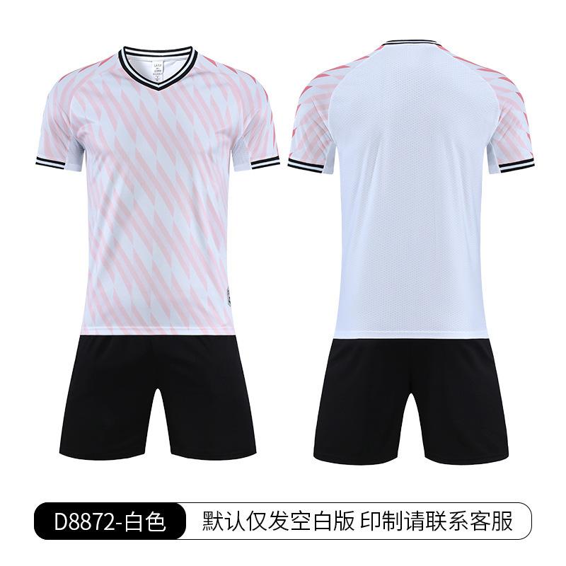 Football training clothes summer thin children's football clothes set short-sleeved men's outdoor running sports quick-drying breathable ball