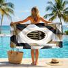 Valencia FC print Quick Dry Beach Towel Microfiber Absorbent Portable Travel Swimming Towel