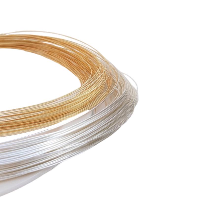 Color-Preserving Soft Wire: 14K Gold, Silver & Copper Anti-Fade Modeling Wire for DIY Jewelry.
