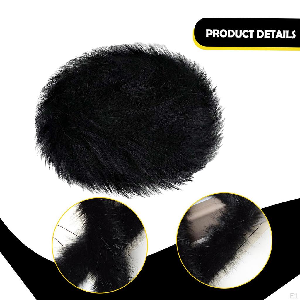 Faux Shaggy Costume Soft Precut Strips Cosplay DIY Artificial Fuzzy for Dwarf Decoration Clothing