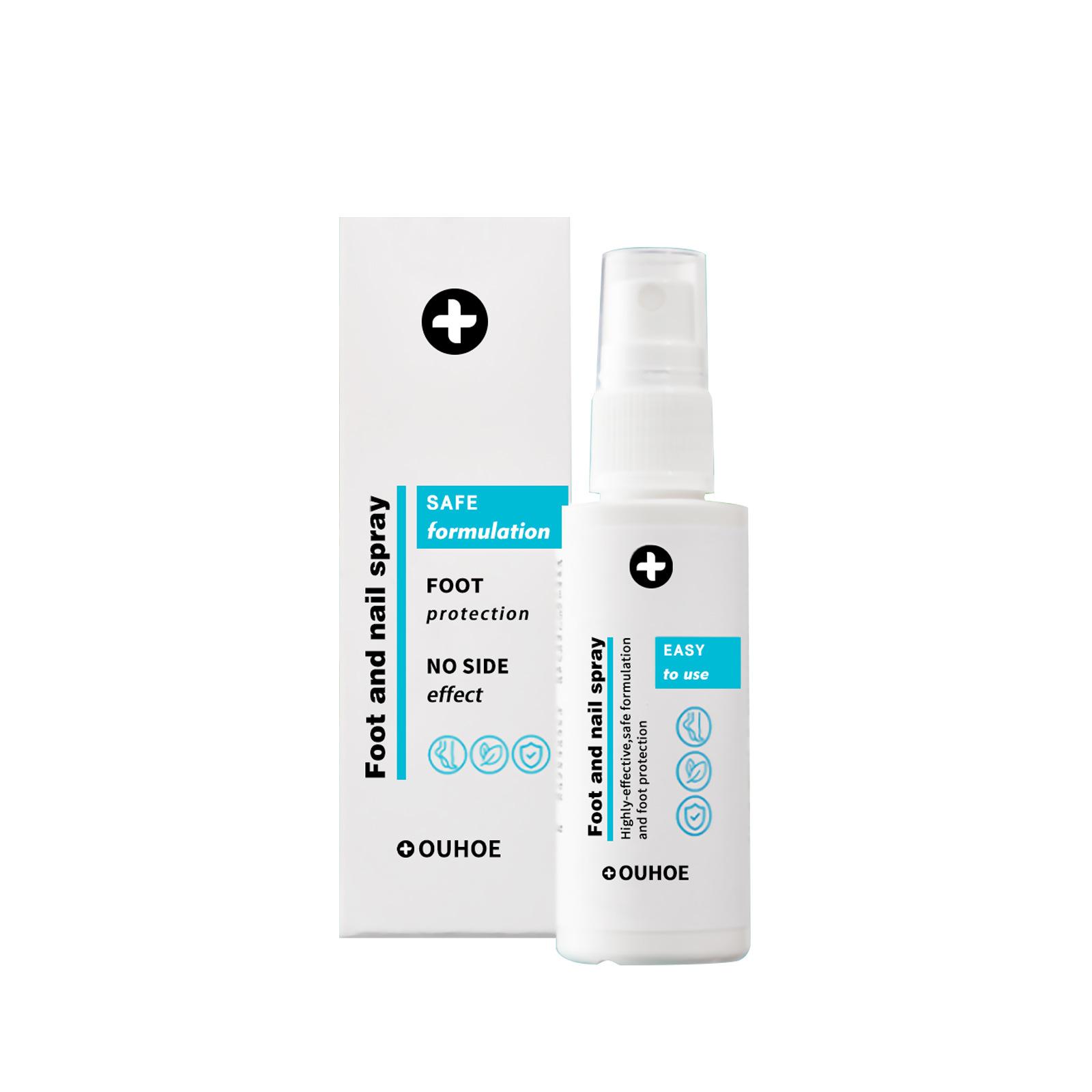 

Спрей для ног, увлажняющий кожу ног, против высыхания, дезодорирующий и удаляющий запах спрей для ухода за ногтями 30ml