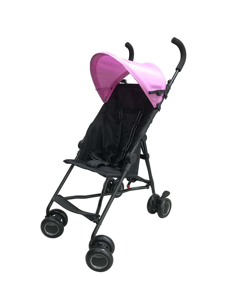 Endo COOL KIDS CK Buggy BK Series Black X Pink Lightweight Aluminum Baby Buggy