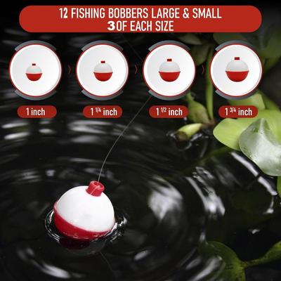 8 Pcs Fishing Buoys with Different Buoyancy Mix,hard ABS Fishing Buoys Bulk,button Round Buoys Buoys for Fishing Accessories