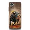 Phone Case For Xiaomi Redmi Note 15 14 13 12 4G 10 11 Pro Plus 5G 14C 13C 12C 10C Clear Soft TPU Cover Bull Animal
