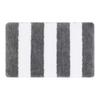 Bathroom Kitchen Waterproof Non-Slip Carpet Black-White Gray-White Striped Cashmere-Like Printed Absorbent Entry Door Non-Slip Mat