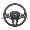 Genuine Leather Steering Wheel Cover for BMW: X5, 1-7 Series, X1-X4, X6, and 525