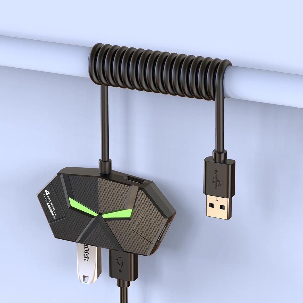 Atmosphere USB Expansion Dock Multi-Port HUB, 4 & 7-Port Splitter, 2.0 Wired Expander for Computers