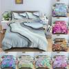 3D Bettbezug-Set Marmorstruktur-Druck Bettdeckenbezug Persönlichkeit Bettwäsche-Set Kreative Queen King Size Bettwäsche für Schlafzimmer