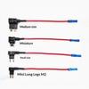 12V 24V Car Add-a-circuit TAP Fuse Holder Adapter 1Pcs MINI Small Medium Size Plug and Play for Auto Electrical Equipment Installation