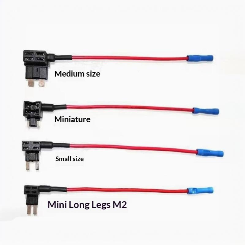 12V 24V Car Add-a-circuit TAP Fuse Holder Adapter 1Pcs MINI Small Medium Size Plug and Play for Auto Electrical Equipment Installation