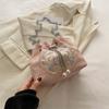 Trendy Black Silver Pink White Pu Bucket Bag For Women With Chic Chain Detail