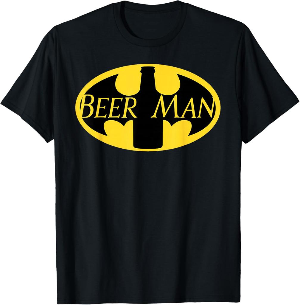 Funny Beer Drinking & Super Hero Parody Gift Shirt Beer Man T-Shirt