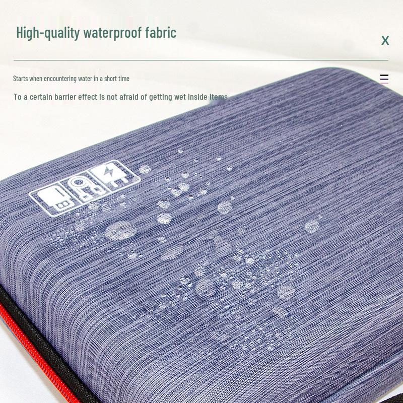 Multifunctional Waterproof & Drop-Resistant Storage Bag for Cables, Earphones, Power Banks & Mobile Accessories