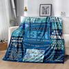 95th Birthday Celebration Blanket Soft Warm Cozy Perfect for Office Chair Picnics for All Occasions Playful Design