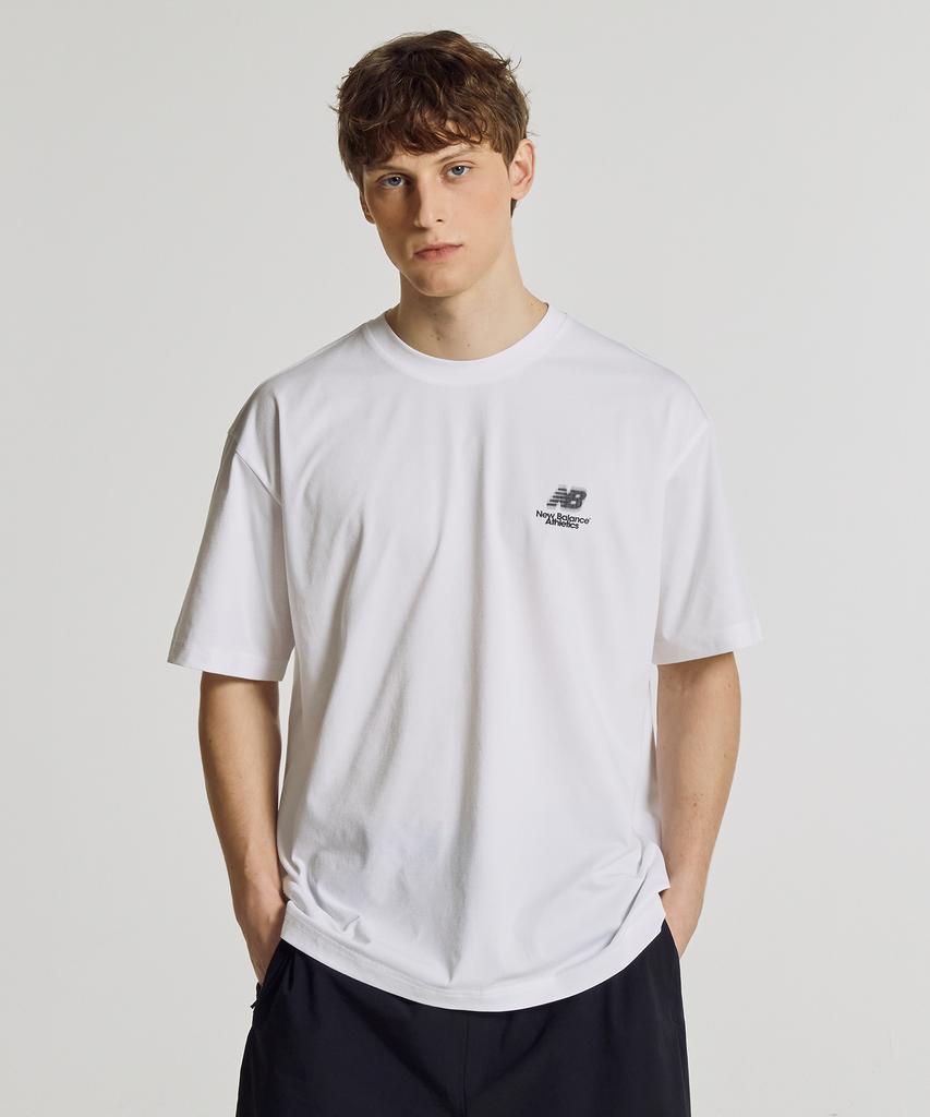 Nyuballanseu Nbneg31603 / Uni Frozen Boston Short Sleeve Tee (White)