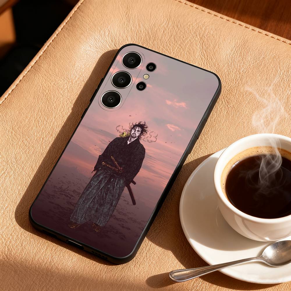 Vagabond M-Miyamoto M-Musashi  Phone Case For Samsung S25,24,23,22,30,21,10,9,Ultra,Plus,Lite,FE Black Soft Case