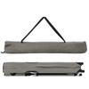 Folding Camping Bed Gray 206 X 76 X 74 Cm