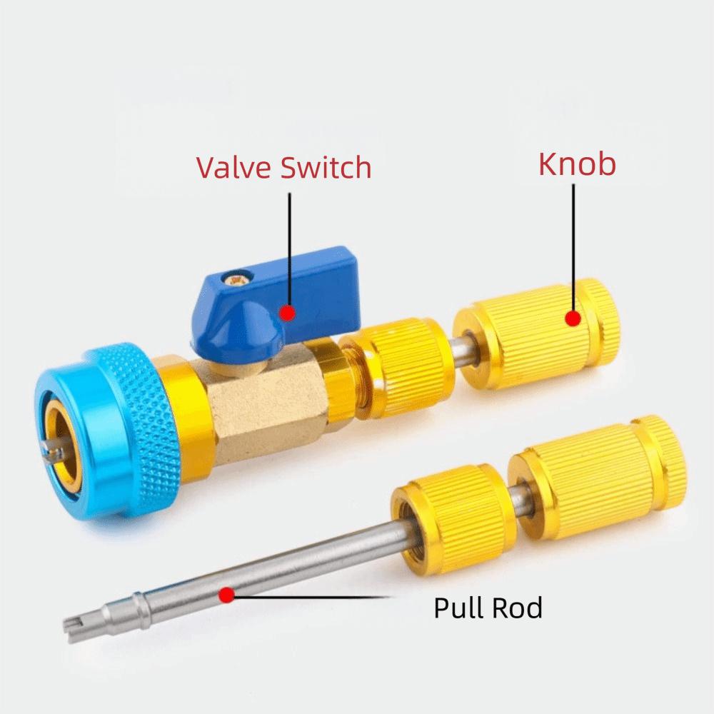 Quick Remover High Low Pressure Tool High Low Side Valve Core Remover Refrigerant System