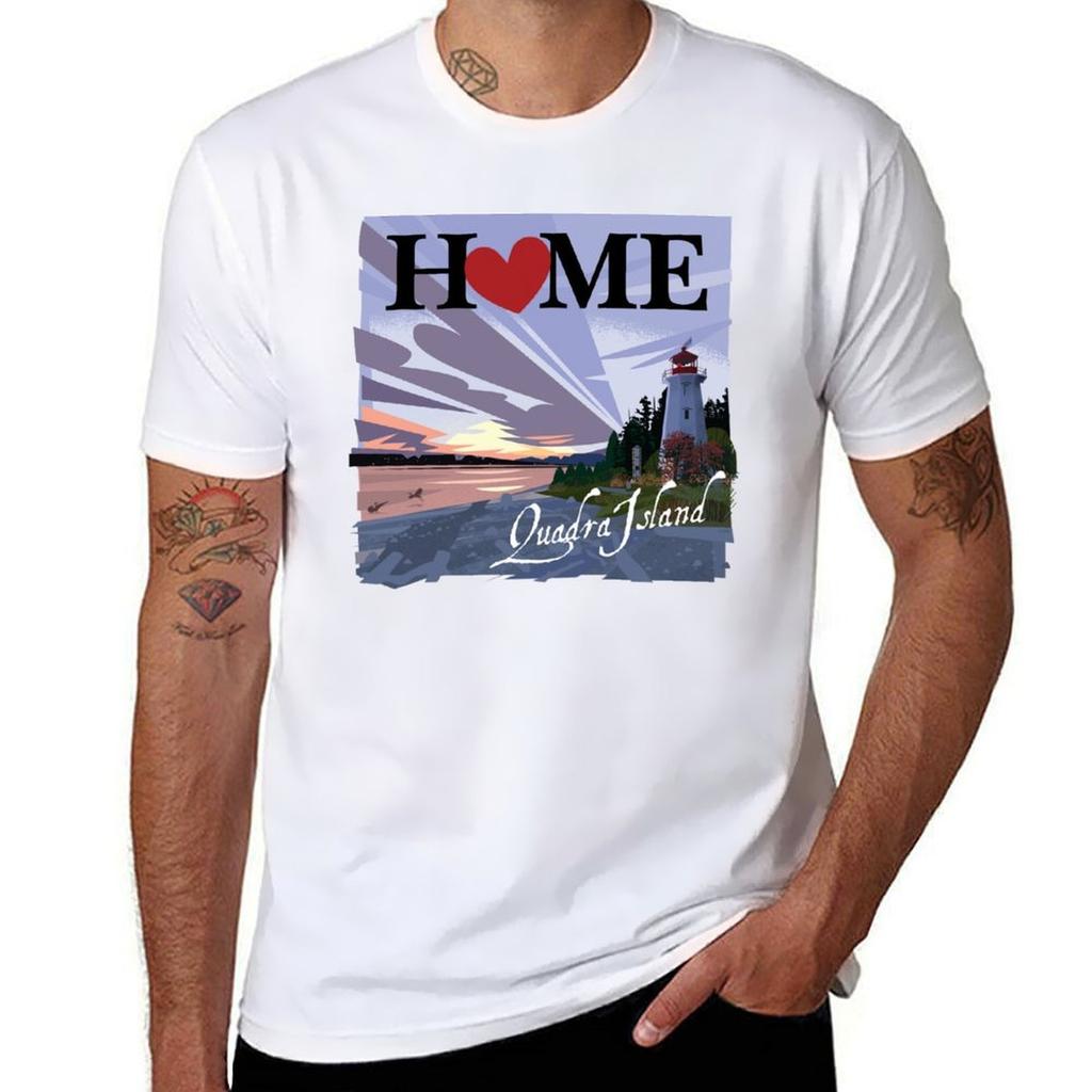 I love Quadra Island TShirt Work Wear Short Sleeve TShirt