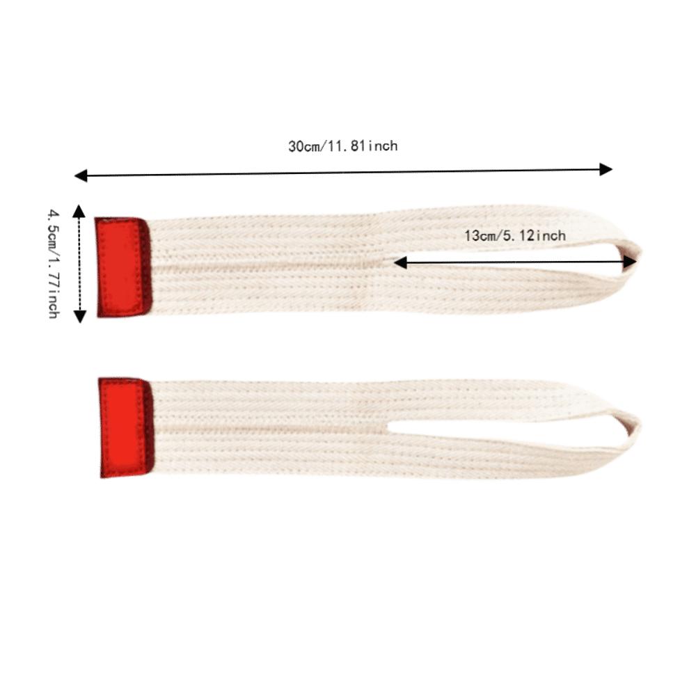 2PCS Reinforced Stitching Lifting Straps Cotton Wrist Wraps  Rowing Workouts