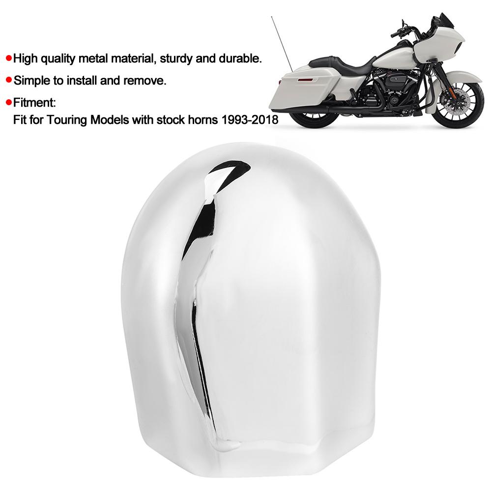 Sostituzione Copertura Clacson Moto Adatta per con Clacson di Serie 1993‑2018(Argento )