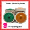 Stainless Steel Wool Polishing Pad, 100 Orange Cover, for Angle/Hand Grinders, 8K Mirror Finish