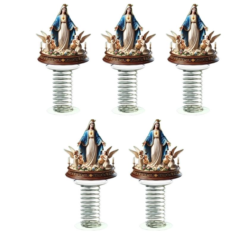 Car Accessories Dashboard Decorations,Shaking Statue Bobblehead Dashboard Car Decors Women Car Interior Desk Ornaments 1