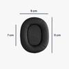 kwmobile 2x Headphone Replacement Ear Pads for Sony Cushioned PU Black Covers, WH-L600 - Leather,