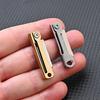 Edelstahl Splitter Auspacken Mini Handgepäck Taschenklappmesser Outdoor Camping Utility EDC Tragbares scharfes Schlüsselanhänger-Werkzeug