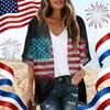 Damen Offen Vorne Kimono Strickjacke Lockerer Schnitt Leicht Gedruckt Kurzarm Lässige Oberbekleidung Top 250 Jahre Design