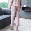 KAVON Women's Fashion Straight-Leg Slit Hem Casual Pants