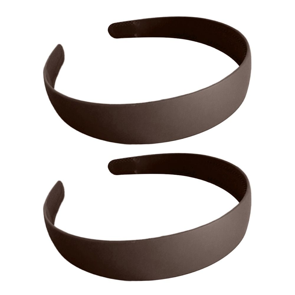 

2 шт. матовая однотонная резинка для волос с атласным покрытием аксессуары для волос модная резинка для волос для женщин