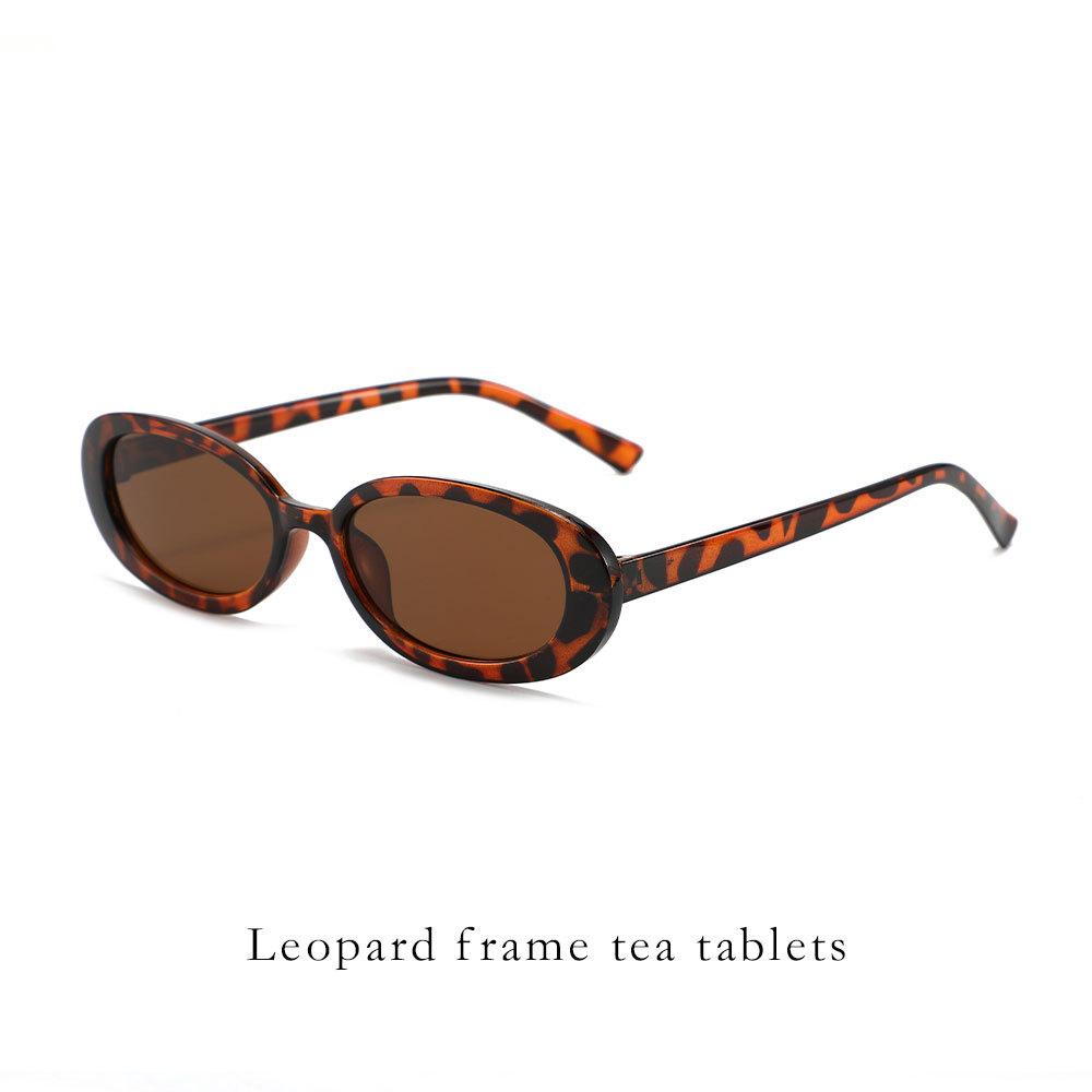 

2026 New Sexy Small Oval Women s Sunglasses Fashion Leopard Brown Hot Sun Glasses Female Retro Colorful Shade Eyeglass