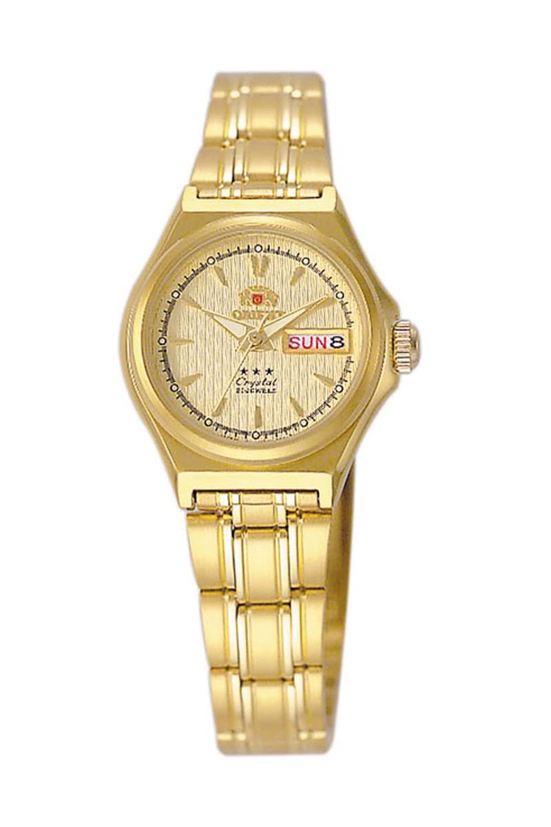 

Orient Tri Star Automatic Champagne Dial Women s Watch FNQ1S002C9, Gold, Modern