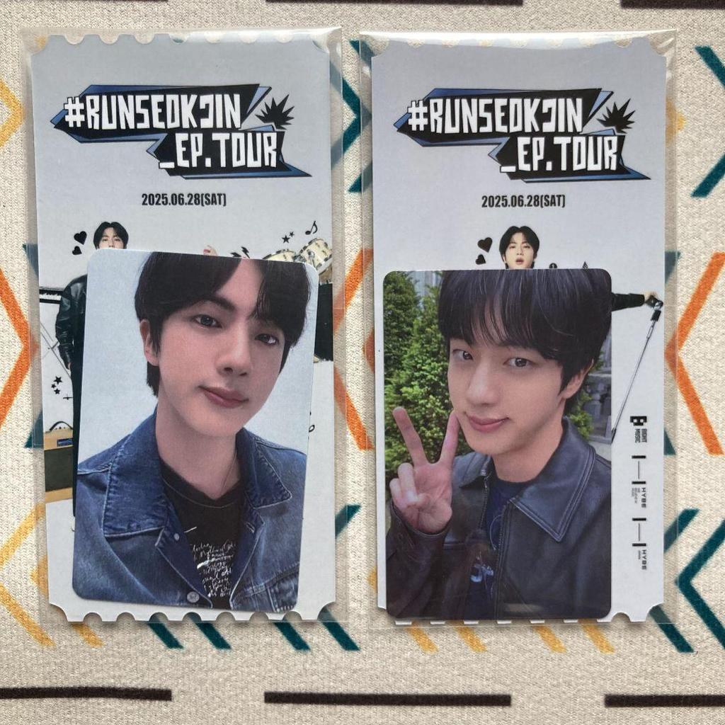 [USED] BTS 6/28 Jin RUNSEOKJIN_EP.TOUR IN GOYANG 2 tickets